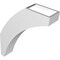 Ekena Millwork 4-in. W x 16-in. D x 20-in. H Thorton Architectural Grade PVC Knee Brace BRCP04X16X20THR - alternate 3